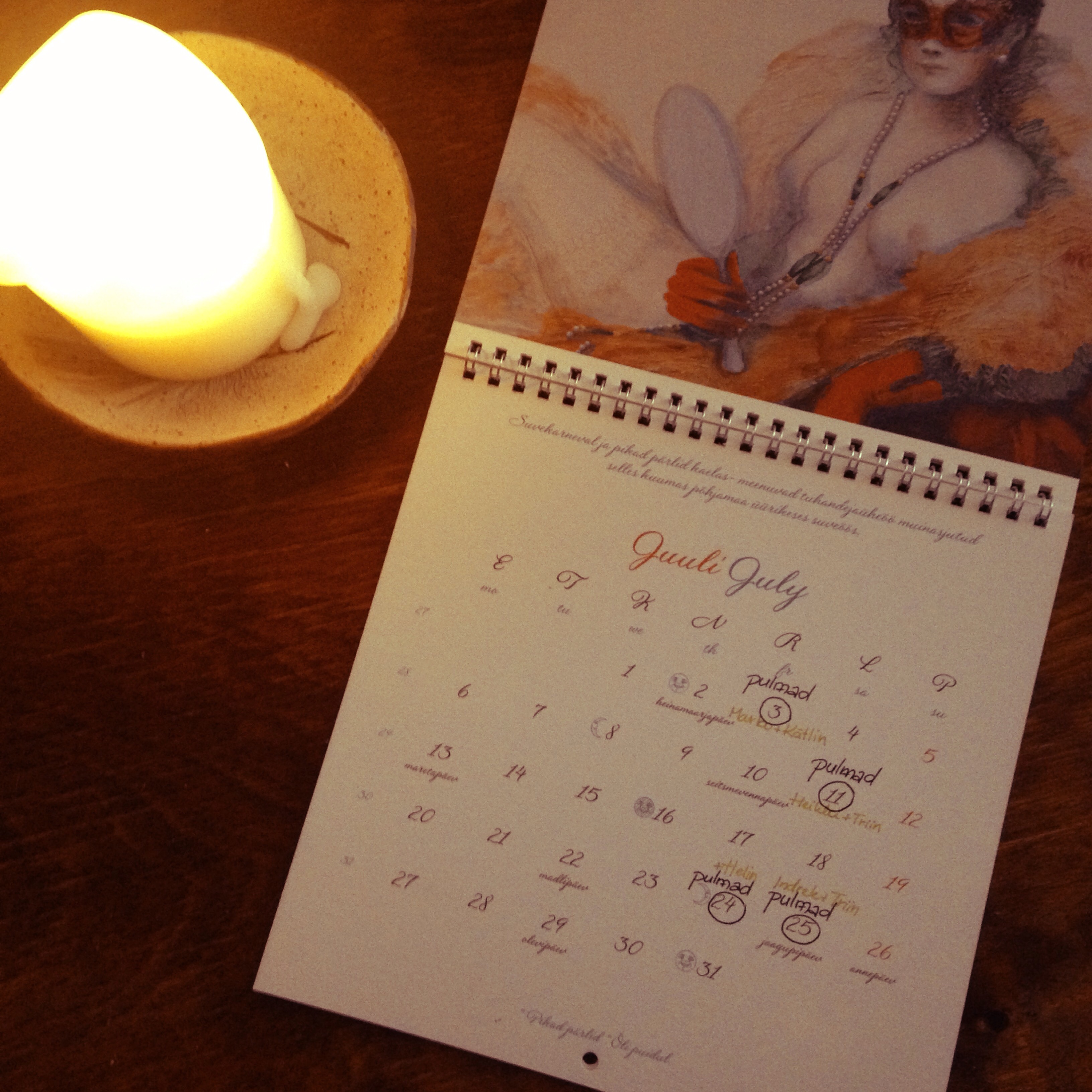 Pulmade kalender